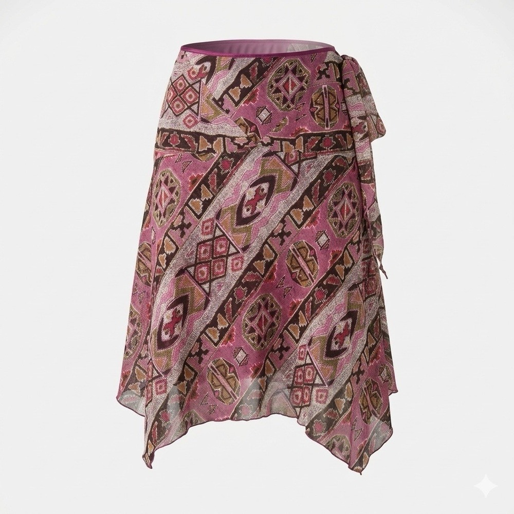 NWT Versailles Skirt Large Handkerchief Hem Festival Tribal Boho Festival Hippie